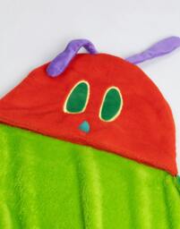 Rackhams Eric Carle Unisex Kids Green The Very Hungry Caterpillar Hooded Blanket (One Size) - thumbnail 2