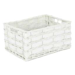 Rackhams Unlined White Scandi Storage Basket - Medium - thumbnail 5