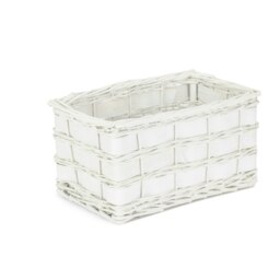 Rackhams Unlined White Scandi Storage Basket - Medium - thumbnail 6