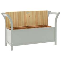 Rackhams Bench Grey 107x45x75.5 cm Solid Wood Fir - thumbnail 4