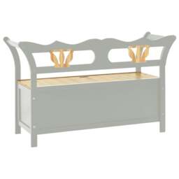 Rackhams Bench Grey 107x45x75.5 cm Solid Wood Fir - thumbnail 5
