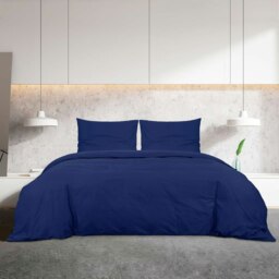Rackhams Duvet Cover Set Navy Blue 155x220 cm Light-weight Microfiber - thumbnail 3