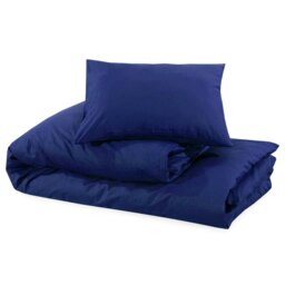 Rackhams Duvet Cover Set Navy Blue 155x220 cm Light-weight Microfiber - thumbnail 6