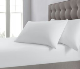 Rackhams Plain Dyed Cotton Blend Fitted Sheet - Black - King - thumbnail 2