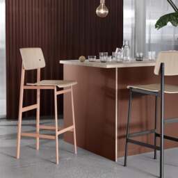 Rackhams MU204 Loft Bar Stool - L - Black