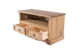 Rackhams Corona 2-Drawer Flat Screen TV Unit - White - thumbnail 4