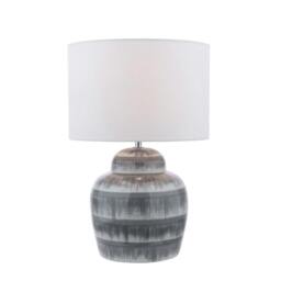 Rackhams Brenna Grey Table Lamp - thumbnail 3