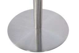 Rackhams Sephora 107cm Small Glass Dining Table - Silver - 1 - thumbnail 5