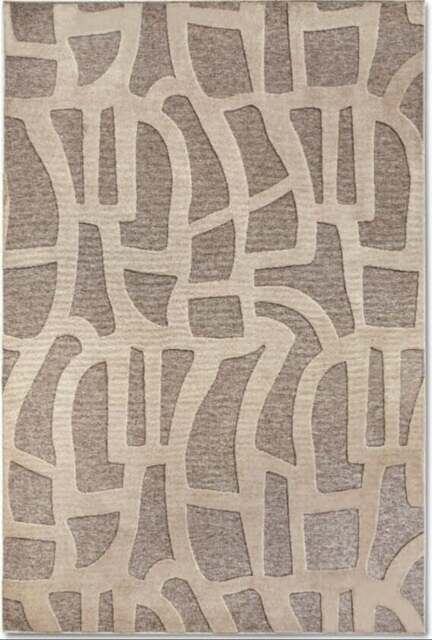 Rackhams Therese Short Pile Brown Rug - 200X290 cm - image 1
