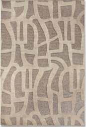 Rackhams Therese Short Pile Brown Rug - 200X290 cm - thumbnail 1