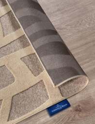 Rackhams Therese Short Pile Brown Rug - 200X290 cm - thumbnail 5