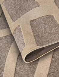 Rackhams Therese Short Pile Brown Rug - 200X290 cm - thumbnail 3