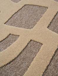 Rackhams Therese Short Pile Brown Rug - 200X290 cm - thumbnail 2