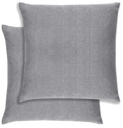 Rackhams Pair of Matrix Textured Double Sided Zip Opening Piped Edge Cushion Covers - 43x43cm - Cases Only - Teal - thumbnail 3