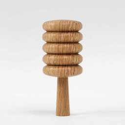 Rackhams Handmade Wooden Swell Ornament - thumbnail 3