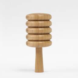 Rackhams Handmade Wooden Swell Ornament - thumbnail 5