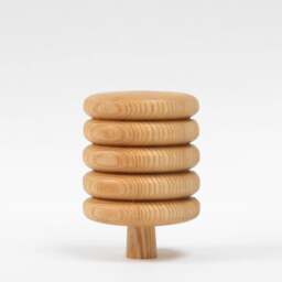 Rackhams Handmade Wooden Swell Ornament - thumbnail 2
