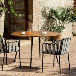 Rackhams Artemis Outdoor Round Dining Table Set, For Patio Garden - Other ( Contact Us ) - thumbnail 1