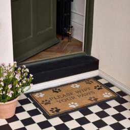 Rackhams Eco-Friendly Wipe Your Paws Coir Doormat - 45x75 cm - thumbnail 3