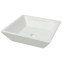 Rackhams Basin Square Ceramic White 41.5x41.5x12 cm - thumbnail 2