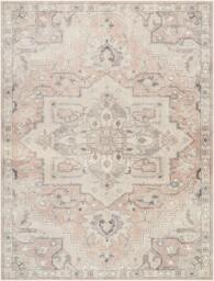 Rackhams Becki Owens Elle-Vintage Grey Beige Brown Traditional Boho Rug - 160 x 213 cm - thumbnail 2