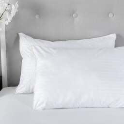 Rackhams Satin Stripe Pillow (Pair) - thumbnail 2