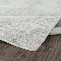 Rackhams Monaco-Vintage Grey Ivory Traditional Boho Rug - 80 x 220 cm - thumbnail 5