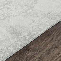Rackhams Monaco-Vintage Grey Ivory Traditional Boho Rug - 80 x 220 cm - thumbnail 4