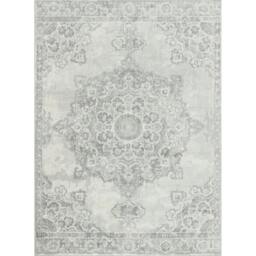 Rackhams Monaco-Vintage Grey Ivory Traditional Boho Rug - 80 x 220 cm - thumbnail 3