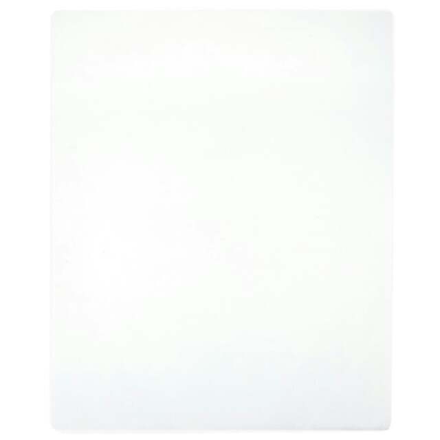 Rackhams Jersey Fitted Sheet White 100x200 cm Cotton
