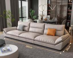 Rackhams A900 Quinn Four Seater, Four Seater Corner Sofa, Leathaire - Four Seater 330cm - thumbnail 1