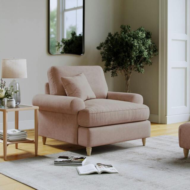 Rackhams Brentwood Armchair - Soft Pink - image 1