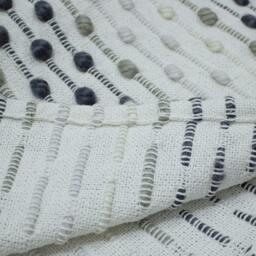 Rackhams Dhadit Throw - Grey - One Size - Grey - 70% Cotton/30% Polyester - thumbnail 3