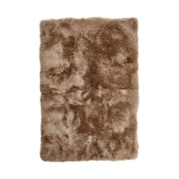 Rackhams Long Wool Sheepskin Design Rug - Light Grey - 200x300 cm - thumbnail 2