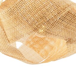Rackhams Modern Designer Natural Brown Woven Rattan Pendant Lighting Shade - thumbnail 5