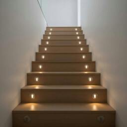 Rackhams Round 1 Watt Recessed Indoor Step Light - thumbnail 4