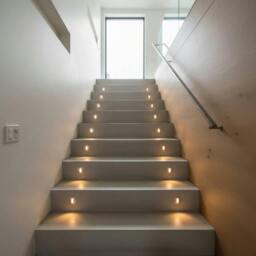 Rackhams Round 1 Watt Recessed Indoor Step Light