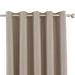 Rackhams Eclipse Blackout Eyelet Curtains - Natural - 66 x 54in (168 x 137cm) - Natural - 100% Polyester - thumbnail 1