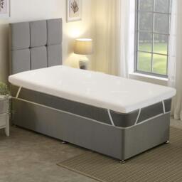 Rackhams Warmer Extreme 2-Inch Memory Foam Mattress Topper - 4ft Small Double Mattress Topper (120cm x 190cm) - White - Memory Foam - thumbnail 3