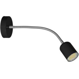 Rackhams Maxi Black Wall Lamp 1XGU10 High Quality Hand Made Scandi Style Wall Light Stylish Subtle And Fully Adjustable - thumbnail 4