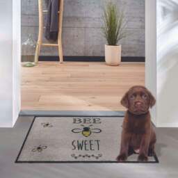 Rackhams Washable Bee Sweet Mat 50x75 cm - thumbnail 4