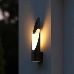 Rackhams 5 Watt 300mm Tall Black Outdoor LED Wall Lantern - thumbnail 3