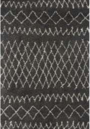 Rackhams Moroccan Dark Grey Shaggy Rug - 940 - 180X270 cm - thumbnail 1