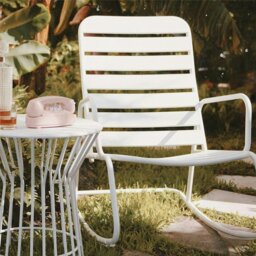 Rackhams Roberta Rocking Chair in White - White - thumbnail 2