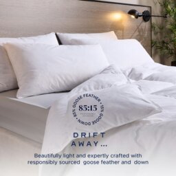 Rackhams Goose Feather And Down Medium Support Pillow - Medium - 4 - thumbnail 4