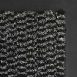 Rackhams Dust Control Mat Rectangular Tufted 60x90 cm Anthracite - Tufted fabric with a flexible, non-slip rubber backing - thumbnail 4