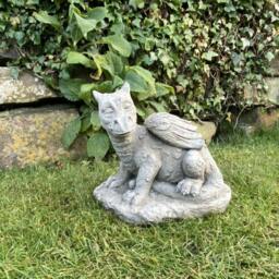 Rackhams Stone Cast 'Dozing Dragon' Small Outdoor Ornament - thumbnail 1