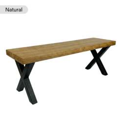 Rackhams Premium Solid Oak Bench - 90cm - thumbnail 4