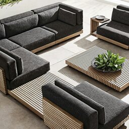 Rackhams Delisia Tranquil Outdoor Garden Sofa Set - 4 Seater Sofa - thumbnail 5