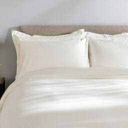 Rackhams Ivory 600 Thread Count Egyptian Cotton 40cm Deep Fitted Sheets - King - thumbnail 2